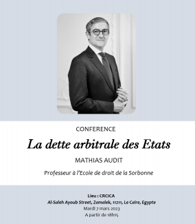 Conférence Pr. Mathias Audit